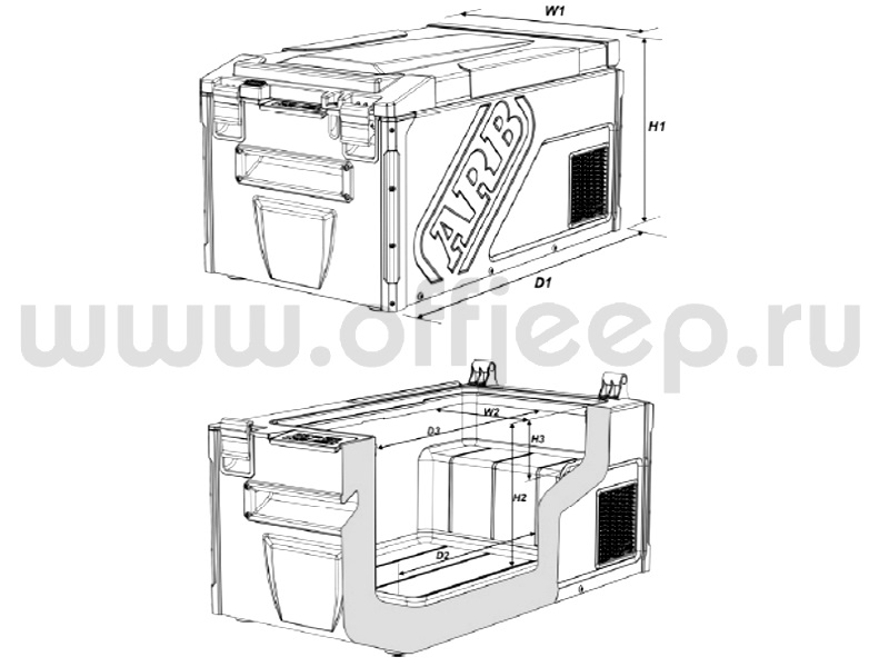 автохолодильник ARB SS Elements Fridge Freezer