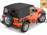 Крыша Mopar 82215147 мягкая съемная для Jeep Wrangler JL 2doors черная с тонироваными стеклами Крыша Mopar 82215147 мягкая съемная для Jeep Wrangler JL 2doors черная с тонироваными стеклами