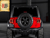 Бампер RIVAL задний силовой алюминиевый для Jeep Wrangler JL 2018+ Бампер RIVAL задний силовой алюминиевый для Jeep Wrangler JL 2018+