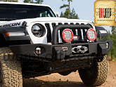 Бампер передний ARB Deluxe для Jeep Wrangler JL и Gladiator JT 2018+, порошковая окраска, с дугой