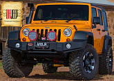 Бампер передний ARB Deluxe для Jeep Wrangler JK с/о, текстурированная окраска, без дуги.