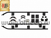 Защитные борта для багажника ARB BASE RACK (2134х1250мм) для Jeep Wrangler JL, перед 3/4 Защитные борта для багажника ARB BASE RACK (2134х1250мм) для Jeep Wrangler JL, перед 3/4