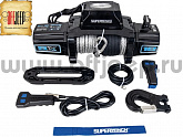 Лебедка электрическая автомобильная Superwinch SX12SR (5454 кг.) с синтетическим тросом 12В Черная