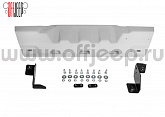 Защита RIVAL для бамперов RIVAL для Jeep Wrangler JL, 6 мм