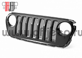 Решетка радиатора Mopar для Jeep Wrangler JL и Gladiator JT 2018 Окрашенная матовый черный (тюнинг) Решетка радиатора Mopar для Jeep Wrangler JL и Gladiator JT 2018 Окрашенная матовый черный (тюнинг)