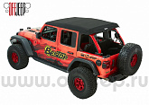 Крыша Bestop 54925-17 Trektop Ultra Twill (косая) для Jeep Wrangler JL Unlimited 4-doors Крыша Bestop 54925-17 Trektop Ultra Twill (косая) для Jeep Wrangler JL Unlimited 4-doors