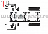 Установочный комплект для багажника ROOFRACK для Jeep Wrangler JL Unlimited (4doors)