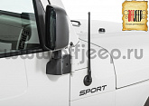 Антенна Rugged Ridge 9 дюймов 97-21 Jeep Wrangler TJ, JK, JL & Gladiator JT