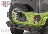 Кронштейн калитки Rugged Ridge для 19-24 Jeep Wrangler JL под увеличенное запасное колесо